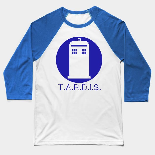 Police Box - TARDIS Baseball T-Shirt by Thedustyphoenix